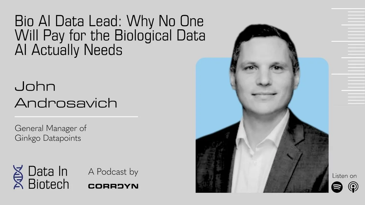 John Androsavich — Why Biotech Talks About AI But Won't Pay for the Data It Needs